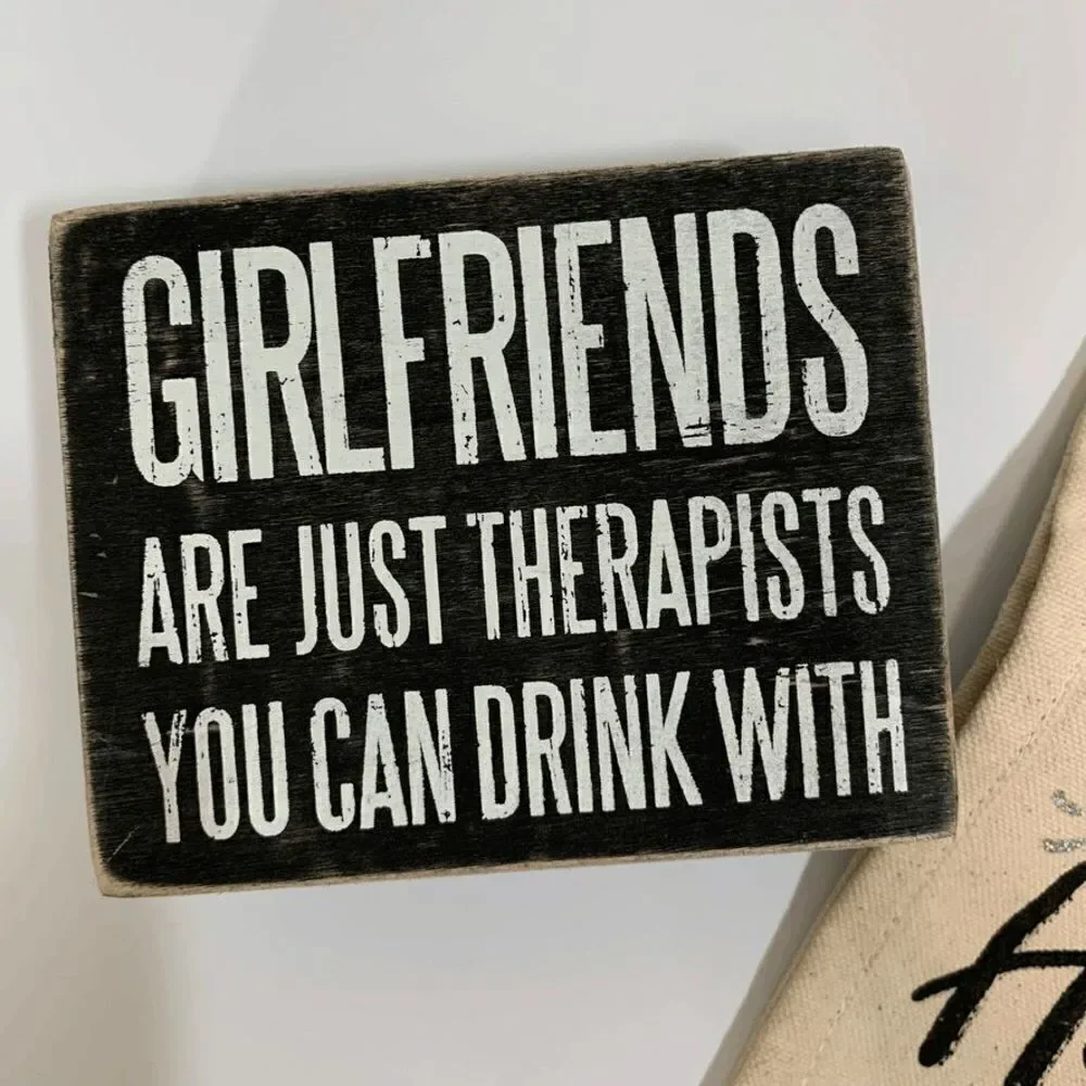 Hostess Gift - Wood Block and Wine Bag